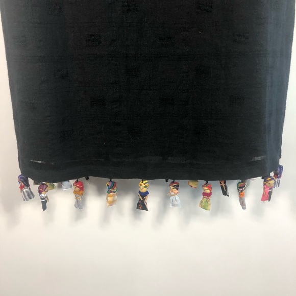 Rachel Antonoff Anthropologie black mini dress S - Picture 8 of 13